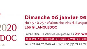 Salon des vins de l’AOC LANGUEDOC à Montpellier – Mas de Saporta – le dimanche 26 janvier 2020