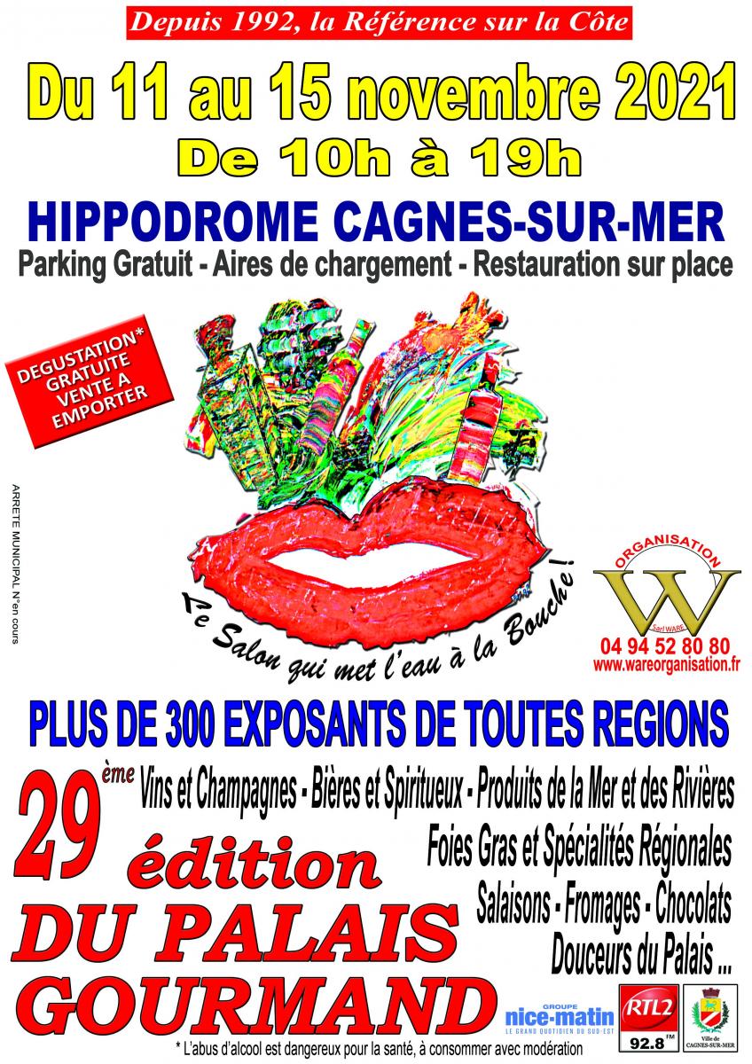 Salon du Palais Gourmand de Cagnes-sur-Mer – Novembre 2021